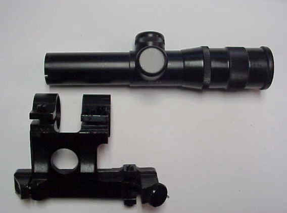 This is an commercial Russian Rifle scope and mount.